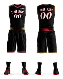 Unisex Design Your Own Team Name Basketball Uniform