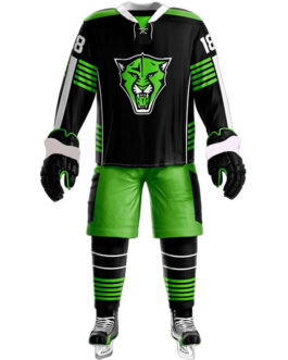 100% Polyester Sublimated Ice Hockey Uniform