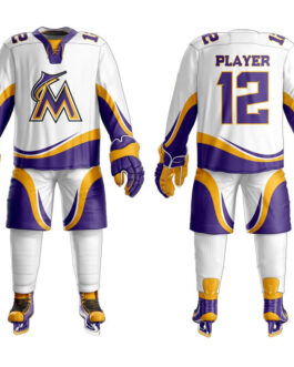 Custom Logo Printed Sublimated Ice Hockey Uniforms