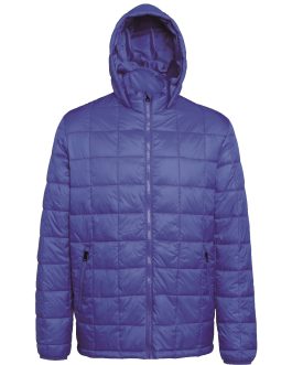 Box Quilt Hooded Jacket