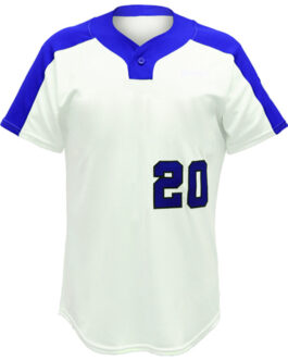 White Unisex Baseball Uniform