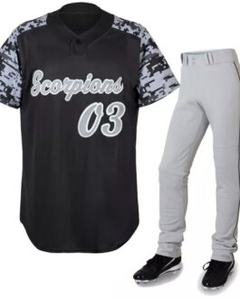 Camo Sleeve Printed Baseball Uniforms