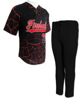 Sublimation Printed Custom Baseball Uniform