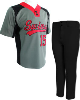 V-Neck Pullover Baseball Uniform Set