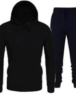 Wholesale Blank Pullover hooded Tracksuits