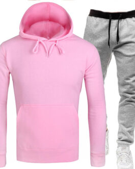 Wholesale Blank Pullover hooded Tracksuits