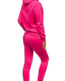 Women Pink Slim Fit Tracksuits