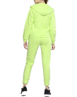 Flourescent Green Solid Tracksuit