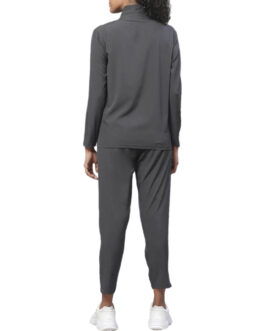 Charcoal Grey Zipper Tracksuits