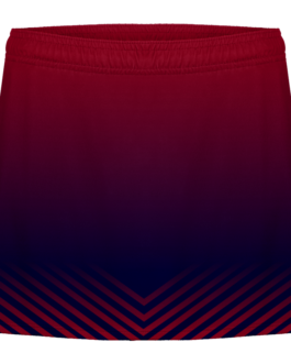 Women Blue & Red Tennis Wear Skirt