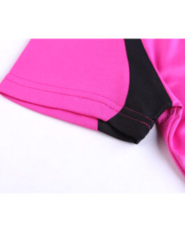 Women Pink & Black Volleyball Uniforms