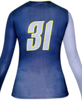 Women Full Sleeve Sublimated Volleyball Jersey